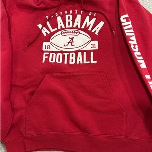 Alabama Crimson Tide Red Hoodie, unisex size medium by Champion